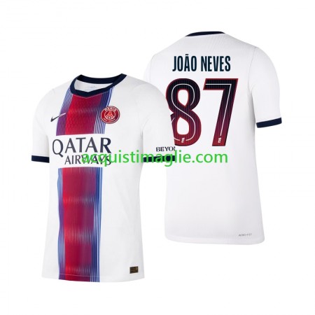 Divisa di Calcio Paris Saint Germain Joao Neves 87 Trasferta 2026/2027
